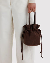 Load image into Gallery viewer, Nylon Drawstring Bag -  Coffee