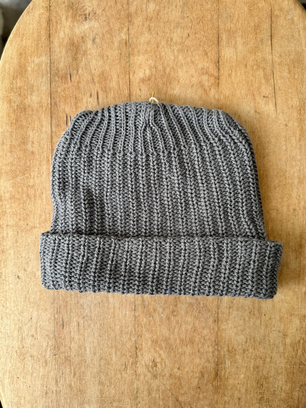 Cotton Watch Cap - Charcoal