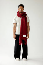 Load image into Gallery viewer, The Reykjavik Scarf - 100% Recycled - Cranberry
