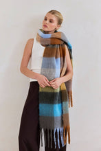 Load image into Gallery viewer, The Reykjavik Scarf - 100% Recycled - Blue/Orange