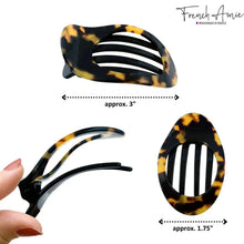 Load image into Gallery viewer, French Oval Small Side-in Hair Claw: Tokyo