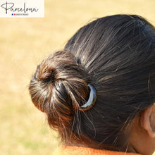 Load image into Gallery viewer, Set of 2 French Curved Hair Pin: Tortoise Shell