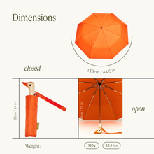 Load image into Gallery viewer, Compact Eco-Friendly Duckhead Umbrella - Papaya
