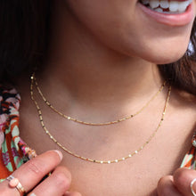 Load image into Gallery viewer, Sunburst Chain: 14K Gold Gill / 18"