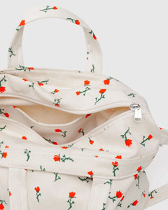 Horizontal Zip Duck Bag - Painted Wildflower