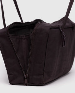 Nylon Bowler Bag - Chocolate Plum