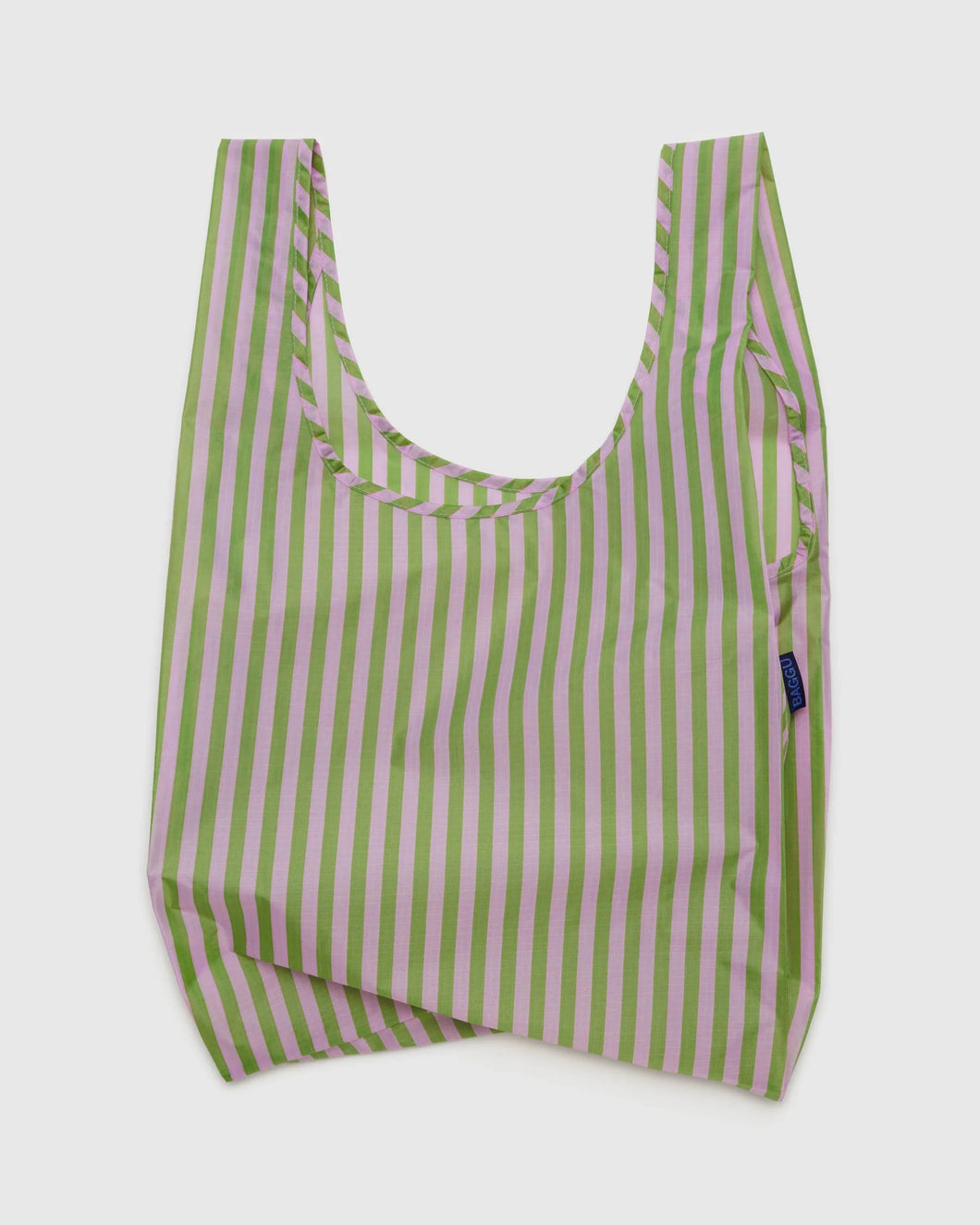 Standard Baggu - Avocado Candy Stripe