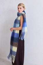 Load image into Gallery viewer, The Reykjavik Scarf - 100% Recycled - Blue Yellow