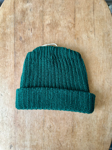 Cotton Watch Cap - Evergreen