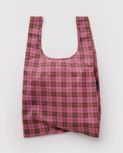 Load image into Gallery viewer, Standard Baggu - Azalea Pink Tartan