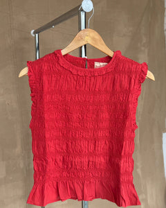 Malia Tank - Cherry Red
