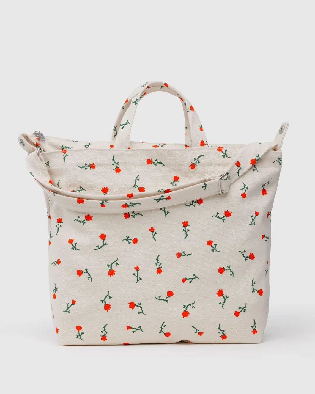 Horizontal Zip Duck Bag - Painted Wildflower