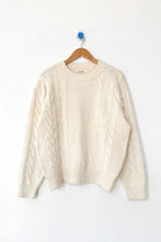 Load image into Gallery viewer, Cotton Fisherman Sweater: Naturel