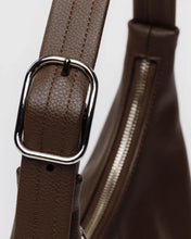 Load image into Gallery viewer, Mini Recycled Leather Shoulder Bag - Brown