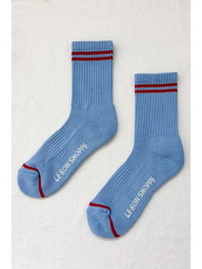 Boyfriend Socks - Ciel Blue