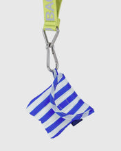 Load image into Gallery viewer, Puffy Earbuds Case - Blue Painted Stripe
