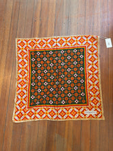 Load image into Gallery viewer, YSL Tan/Green/Red Cotton Scarf
