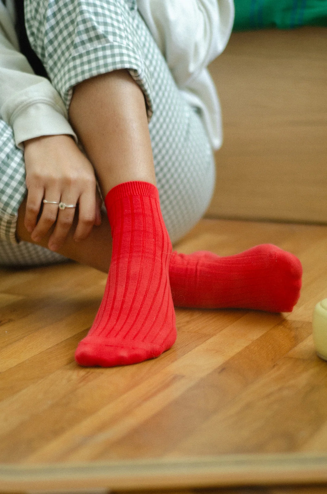 Her Socks: Classic Red