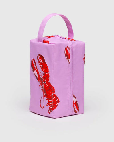 Dopp Kit - Pink Lobster