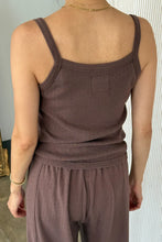 Load image into Gallery viewer, Pointelle Eve Cami - Chocolate