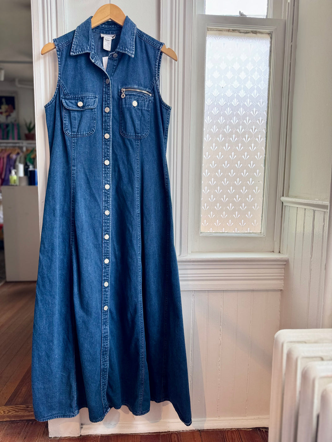 GG 90's Denim Sleeveless Dress [M]