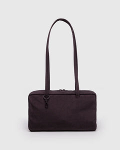 Nylon Bowler Bag - Chocolate Plum