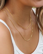 Load image into Gallery viewer, Woven Chain Necklace: 14K Gold Fill / 16"
