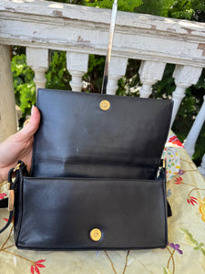 CHANEL Chocolate Bar Black Flap Bag [as-is]