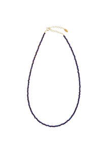 Midnight Mauve Crystal Necklace