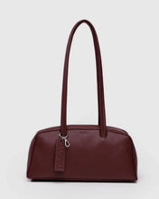 Load image into Gallery viewer, Recycled Leather Bowler Bag - Mahogany