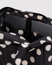 Load image into Gallery viewer, Everyday Cloud Bag - Black and Cream Polka Dot