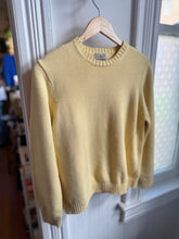 Load image into Gallery viewer, Butter Yellow Cotton Crewneck [as-is][M-L]