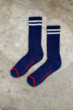 Load image into Gallery viewer, Extended Boyfriend Socks: Navy