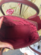 Load image into Gallery viewer, CARTIER VTG Must Line Mini Boston Bag in Burgundy Leather