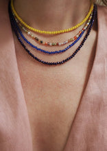 Load image into Gallery viewer, Midnight Mauve Crystal Necklace
