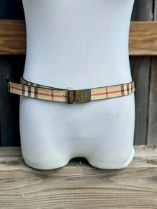 BURBERRY Vintage Nova Check Belt