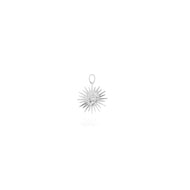 Mini Sun Charm - Silver