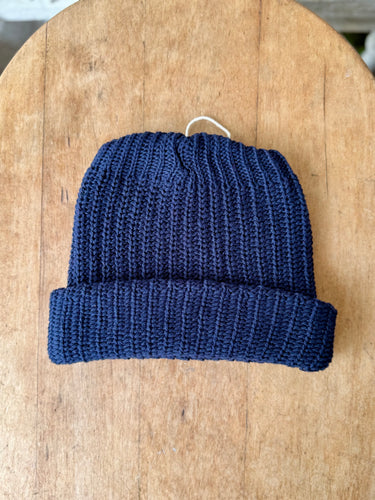 Cotton Watch Cap - Navy