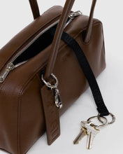 Load image into Gallery viewer, Small Recycled Leather Bowler Bag - Brown
