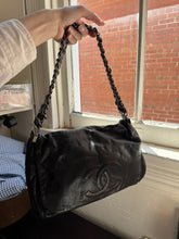 Load image into Gallery viewer, CHANEL Black Lambskin Hobo Bag