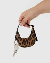 Load image into Gallery viewer, Crescent Bag Charm - Leopard