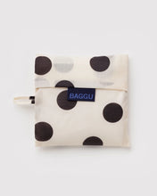 Load image into Gallery viewer, Standard Baggu - Cream and Black Polka Dot