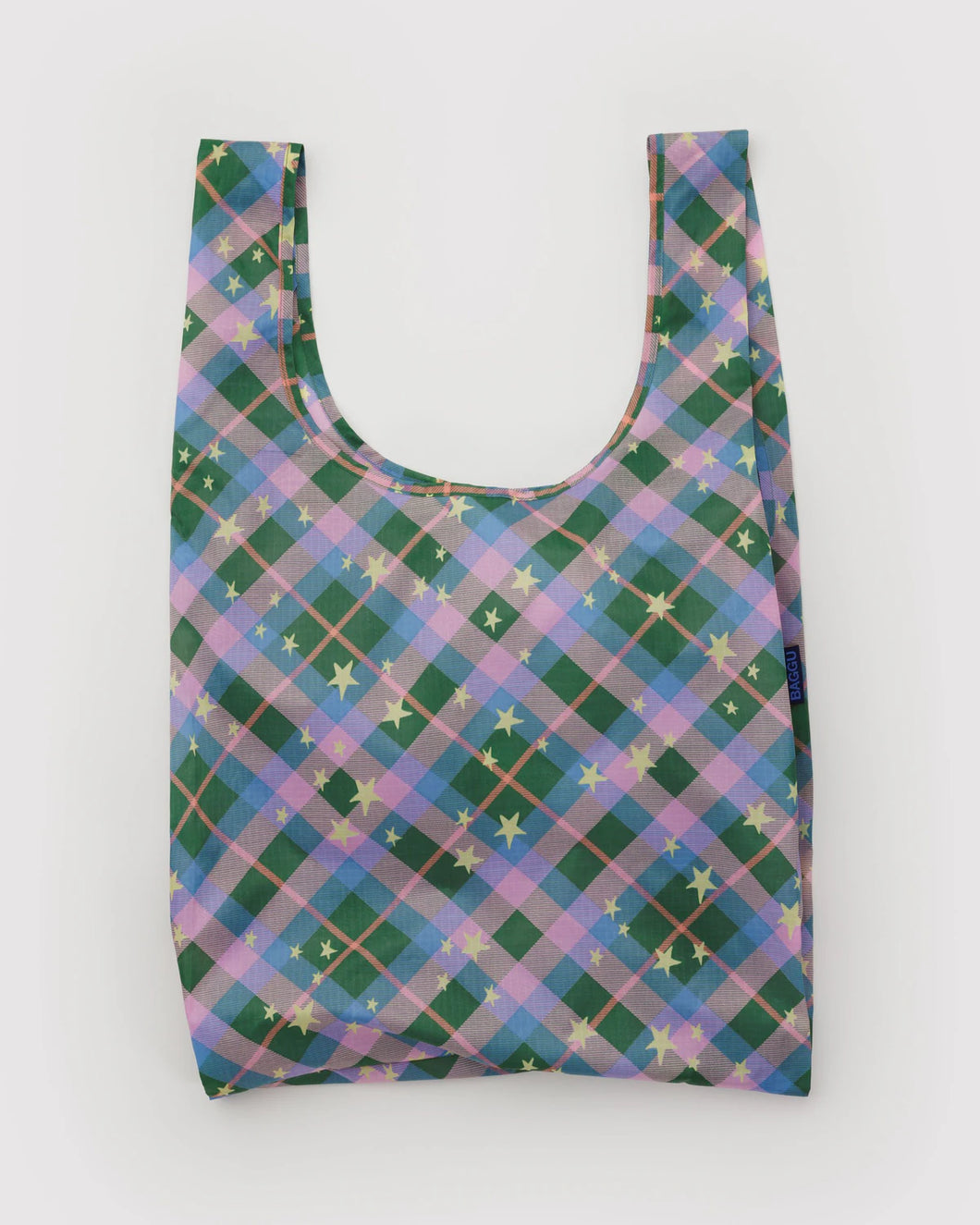 Standard Baggu -  Green Star Plaid