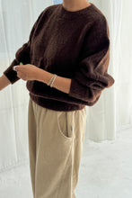 Load image into Gallery viewer, Finn Mohair Sweater - Cocoa Bean