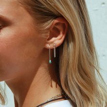 Load image into Gallery viewer, Turquoise Arcs: Sterling Silver