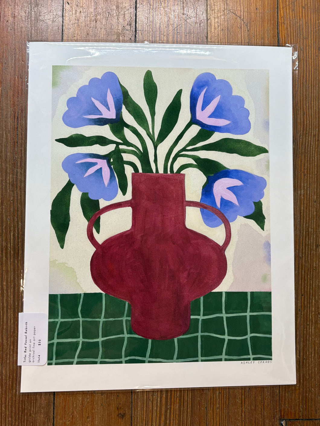 Red Vessel Rebirth - 11 x 14