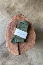 Load image into Gallery viewer, Her Socks - Modal Lurex: Pine Glitter