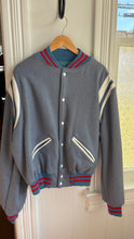 Load image into Gallery viewer, VTG Blue Baseball Jacket [XL/XXL]
