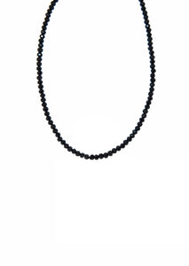 Black Crystal Necklace