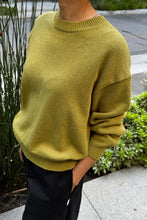 Load image into Gallery viewer, Milo Cotton Sweater: Golden Olive
